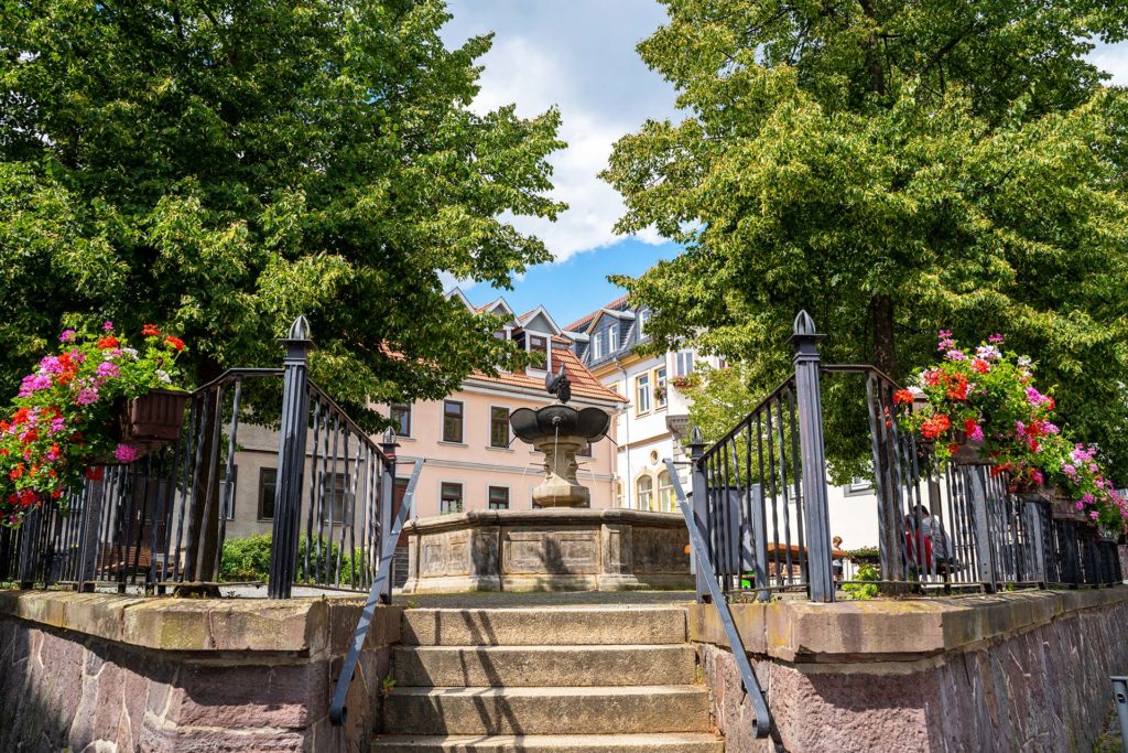 Brunnen in Ilmenau Thüringen